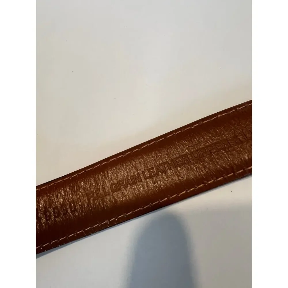Full Grain Leather Men's Belt Brown Size 36 SG